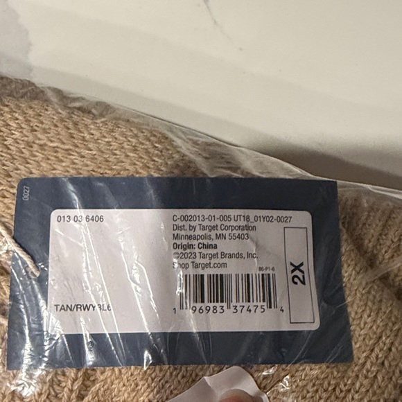 Universal Thread Women's Tan Open-Front Cardigan. 2x - Picture 5 of 6